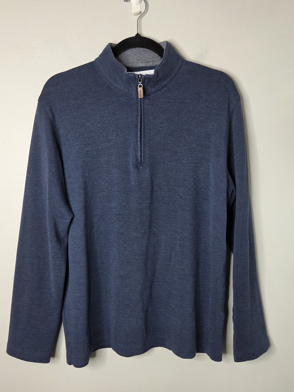 Men's Half-Zip Performance Sweater - Navy Heather